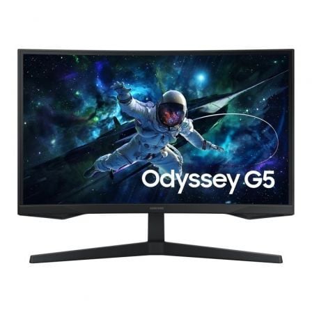 Monitor Gaming Curvo Samsung Odyssey G5 S27CG552EU 27'/ QHD/ 1ms/ 165Hz/ VA/ Negro Monitor Gaming Curvo Samsung Odyssey G5 S27CG552EU 27'/ QHD/ 1ms/ 165Hz/ VA/ Negro